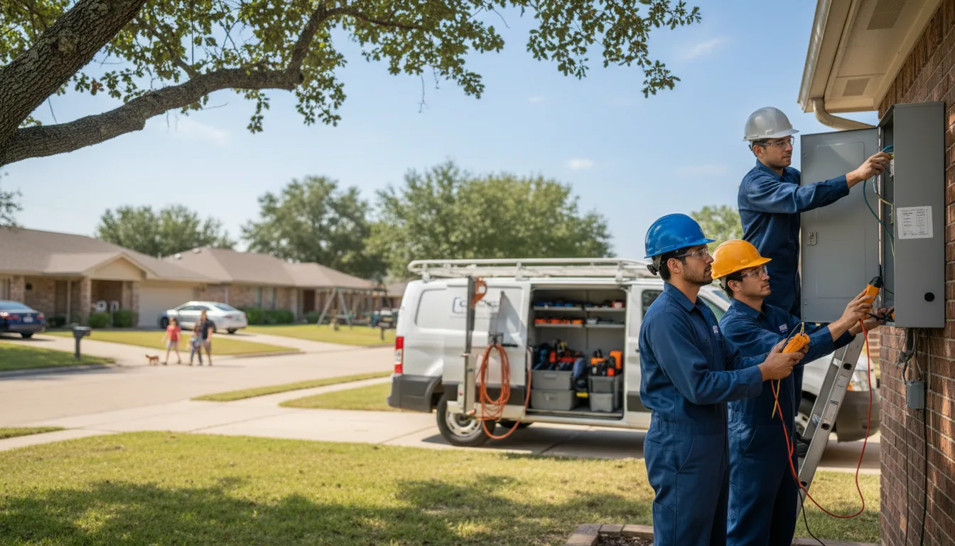 Certified electrician providing emergency electrical services in Hopeton, OK
